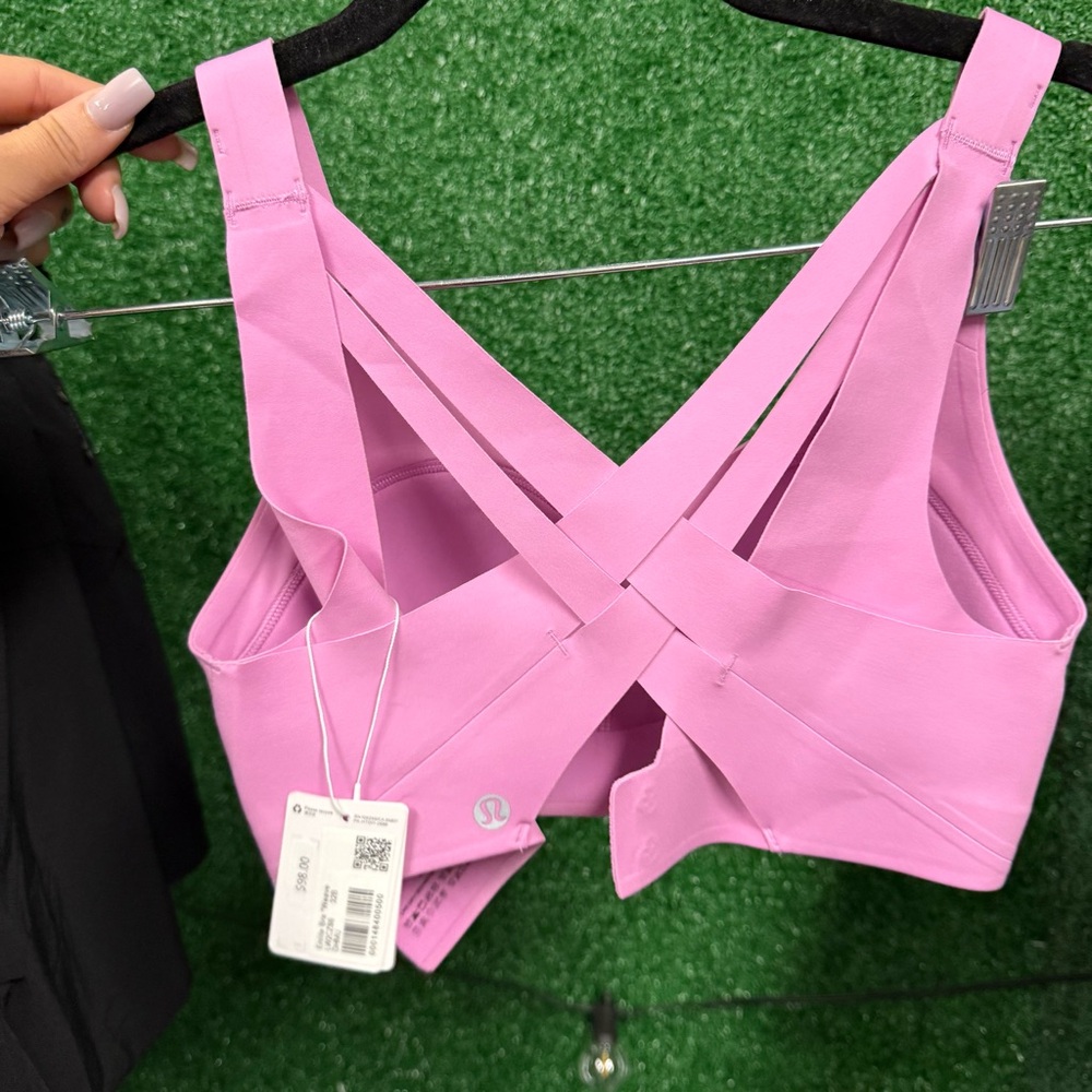 Lululemon Athletica enlite Pink Cross-Back Bra - Picture 2 of 4
